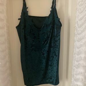 Velvet tank top